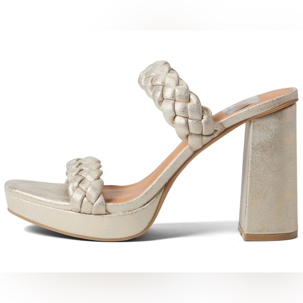 Dolce Vita Braided Platform Heels - Picture 4 of 6